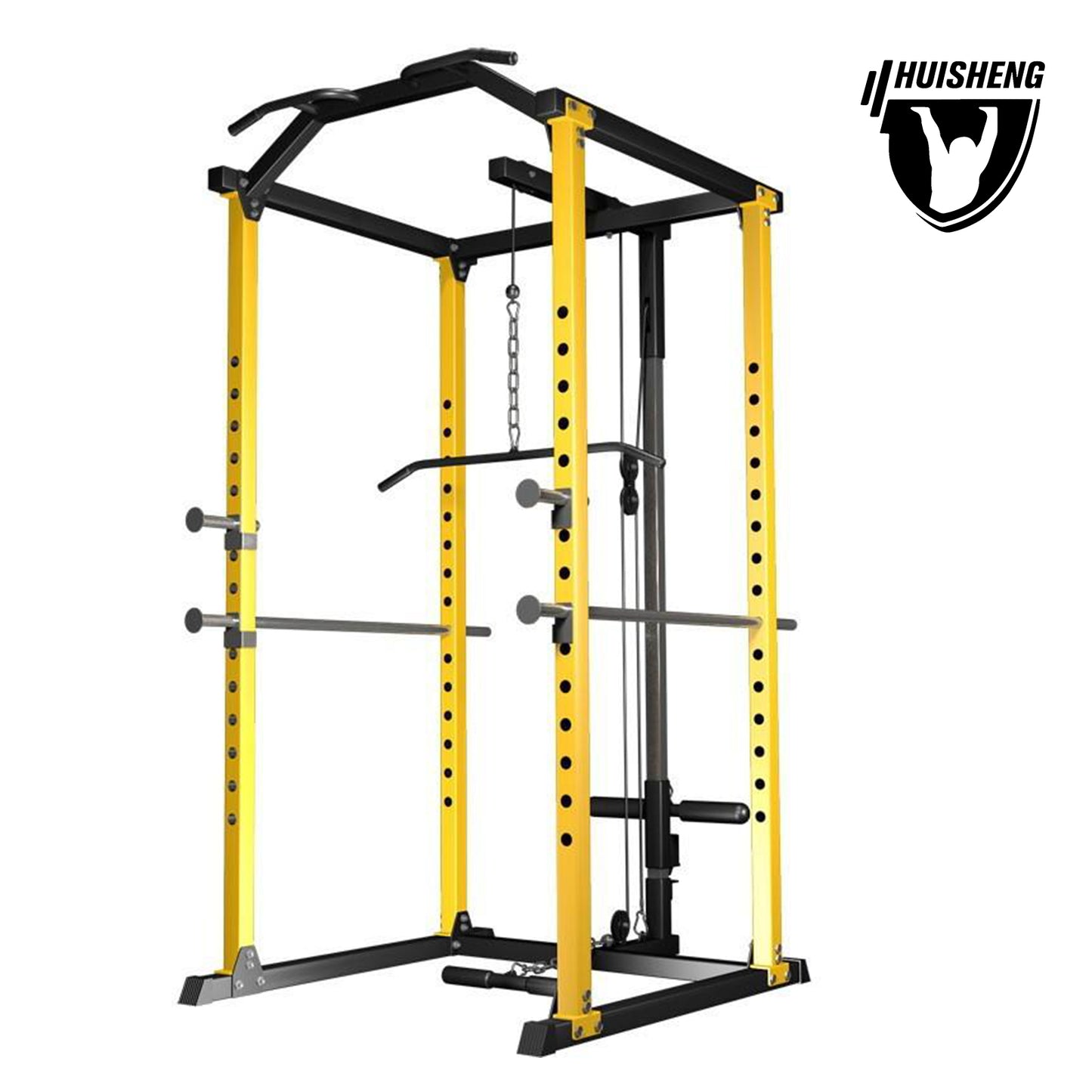 Gym Multi Functional Lat Pull Down Machine Home Power Cage Squat Rack