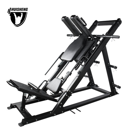Huisheng Fitness Plate-Loaded Leg Press Hack Squat Machine Combo