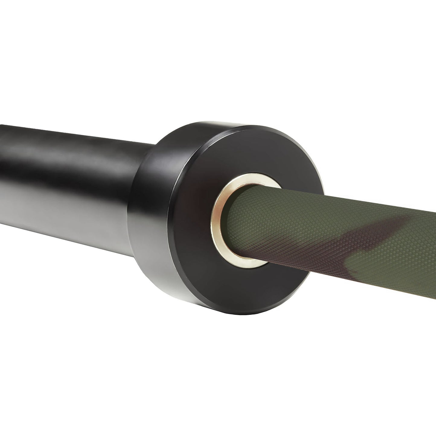 HUISHENG 7FT Camo Olympic Barbell 45LB Weightlifting Bar Bearing Spin Bar,Ceramic Coating,500-1000 LBS Capacity,28mm High Whip,Fits 2" Plates,for Home Gym