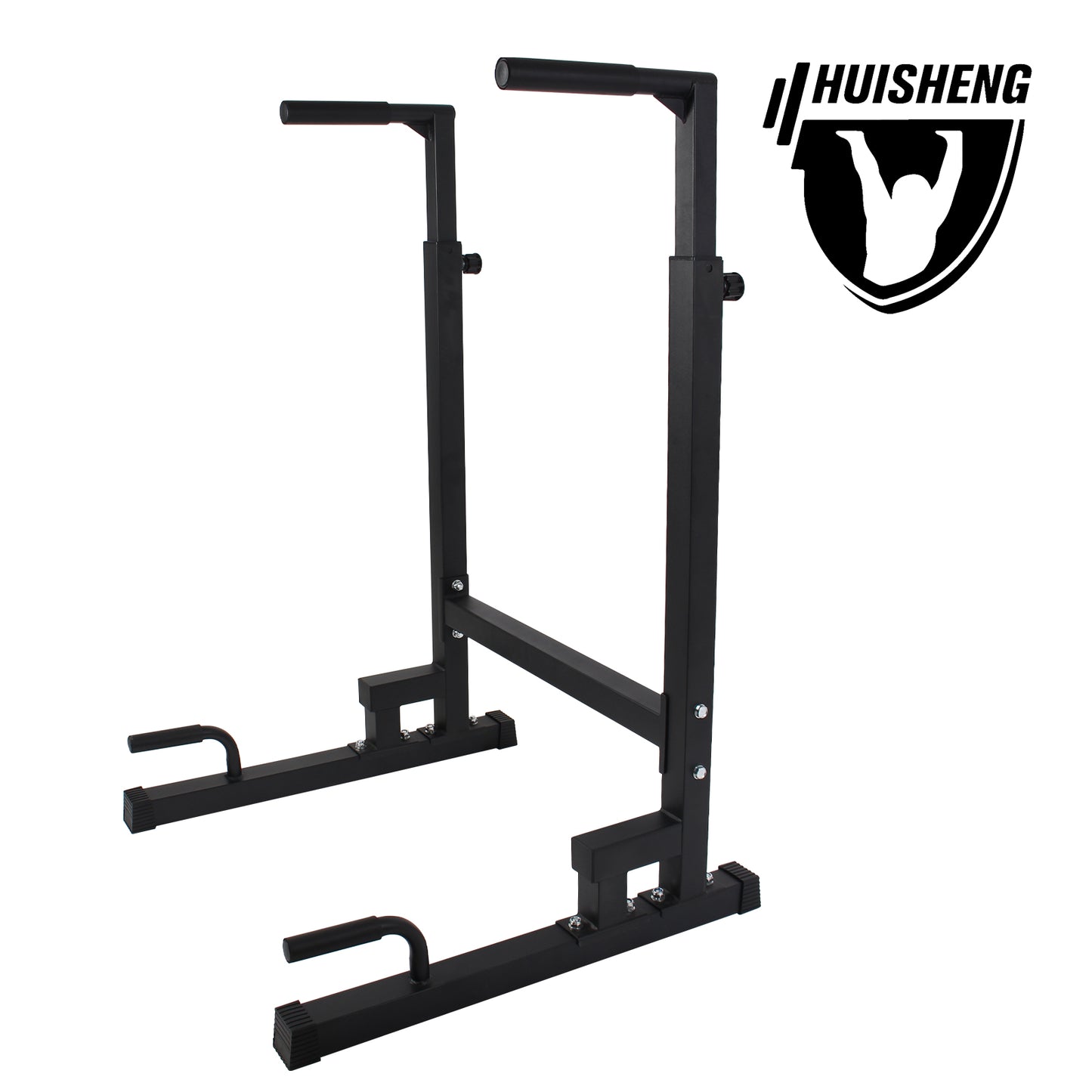Multifunctional Dip Station, Adjustable Height Pull Up Bar Stand, Home Gym Fitness Equipment for L-sit, Push Up, Bodyweight Training