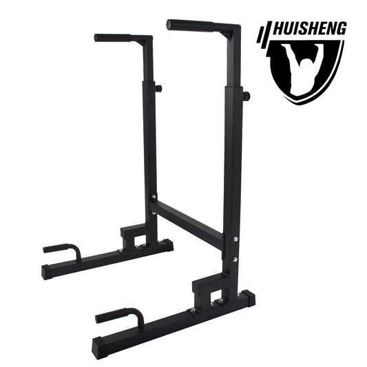 Multifunctional Dip Station, Adjustable Height Pull Up Bar Stand, Home Gym Fitness Equipment for L-sit, Push Up, Bodyweight Training